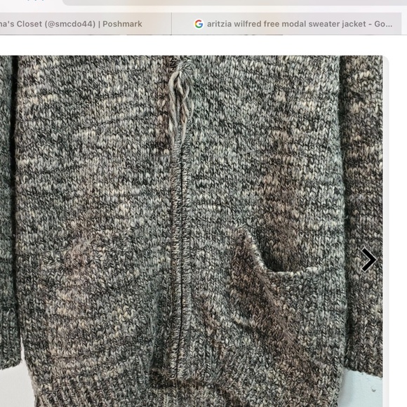 NWOT Aritzia wool Cardigan - Picture 9 of 9